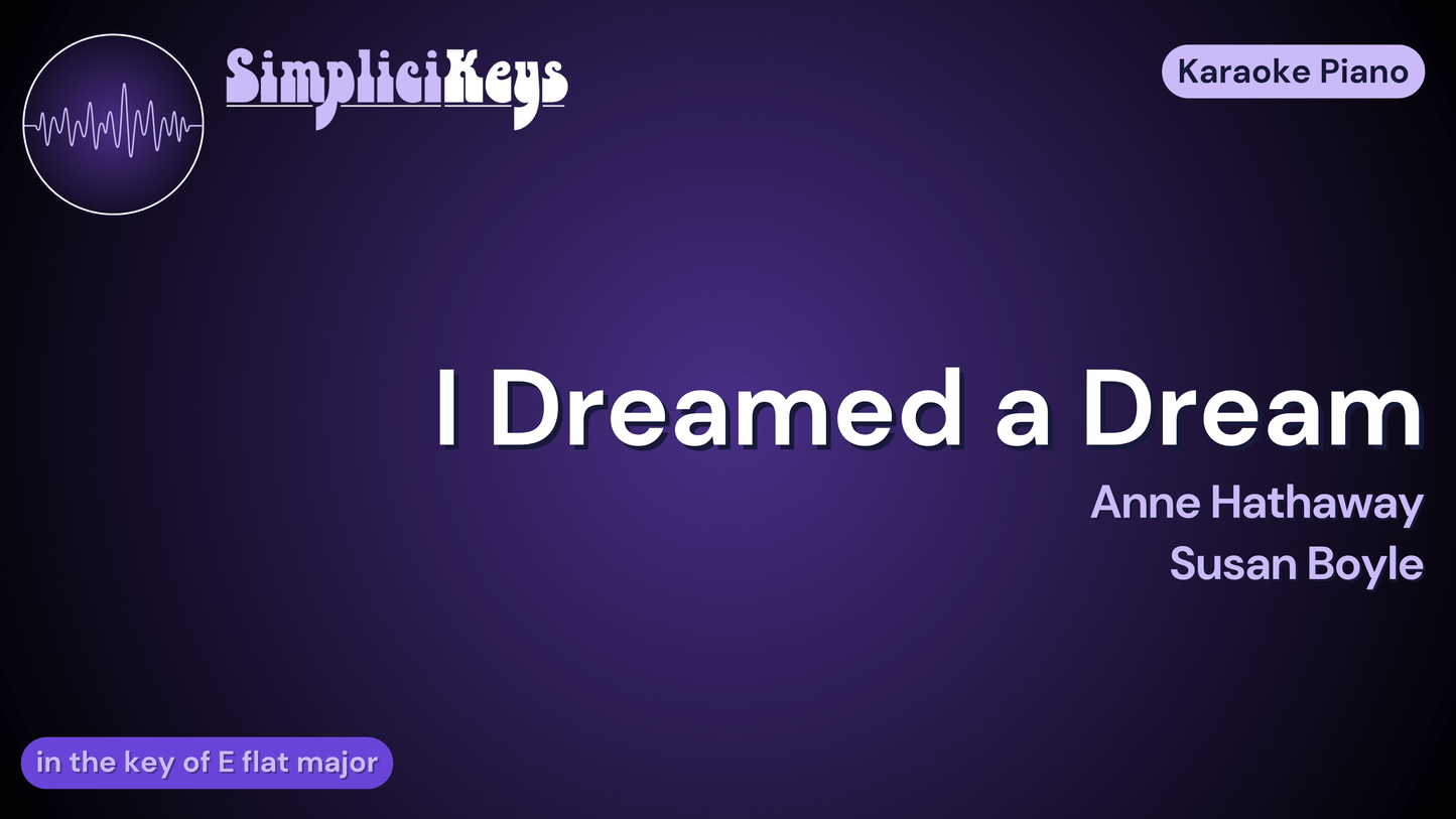 I Dreamed A Dream | Anne Hathaway, Susan Boyle, from Les Misérables (MP3)