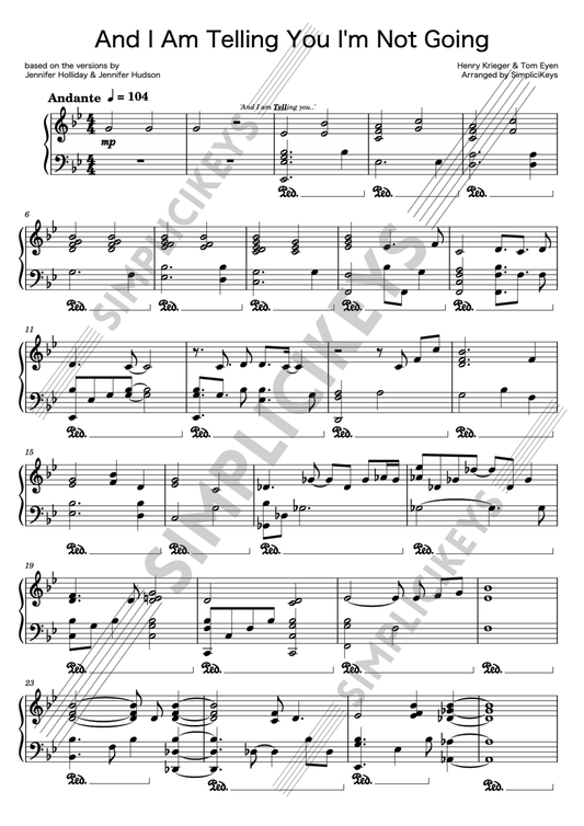 And I Am Telling You I'm Not Going | Jennifer Hudson, Jennifer Holliday