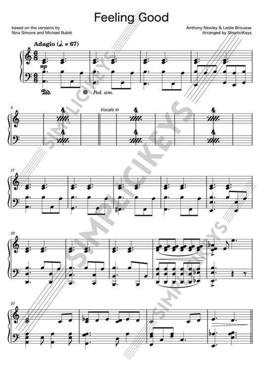 Feeling Good | Nina Simone, Michael Buble